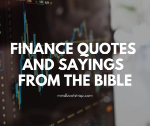 finance quotes from bible