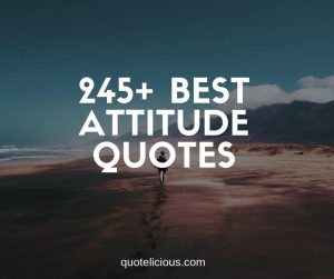best attitude quotes