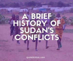 history of sudan conflicts