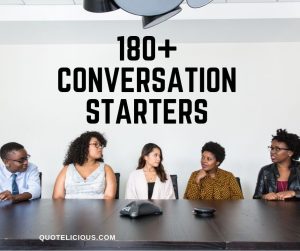conversation starters