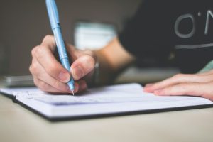 writing notebook