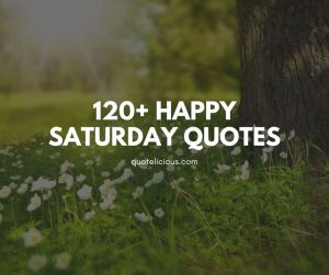 best happy saturday quotes