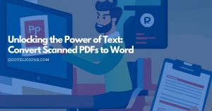 convert scanned pdfs to word