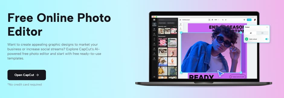 capcut free online photo editor