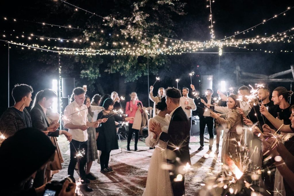 Planning a Rustic Wedding? Discover the Charm of Wedding Sparklers 3 add sparkle to rustic wedding