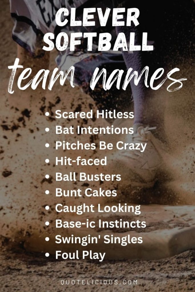 From Clever to Classic: 400+ Softball Team Names You Haven't Heard Before 11 clever softball team names